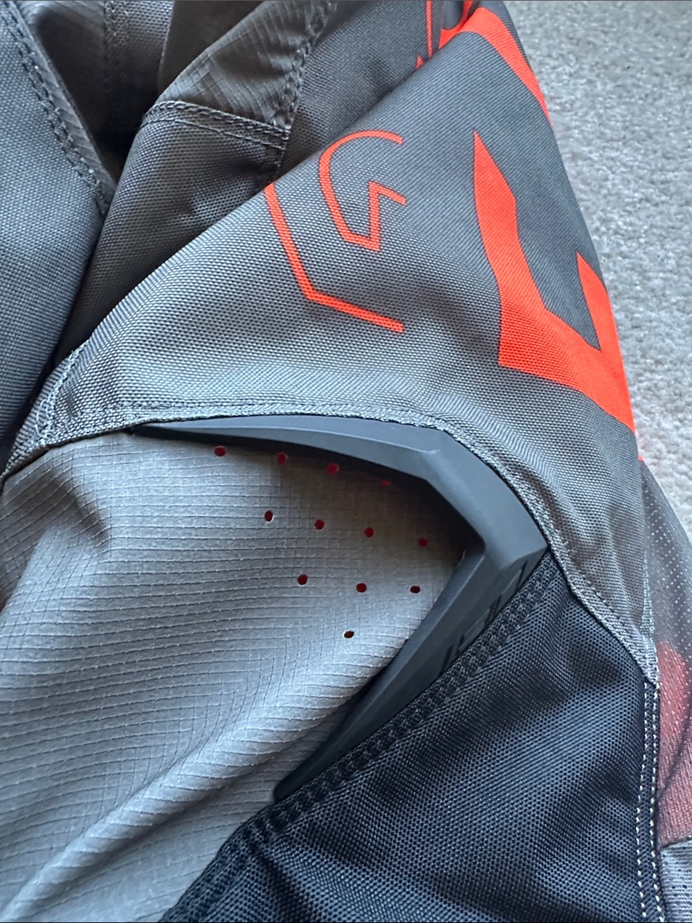 Fox 180 Kids Gray and Orange Motocross Pants - 24Y - Picture 7 of 16